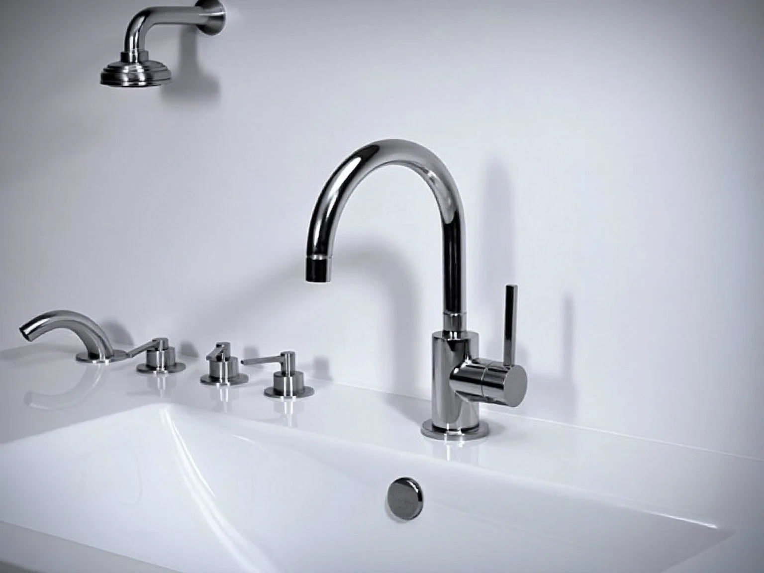 Illustration générée : contexte d'installation de plomberie dans une pièce d'eau